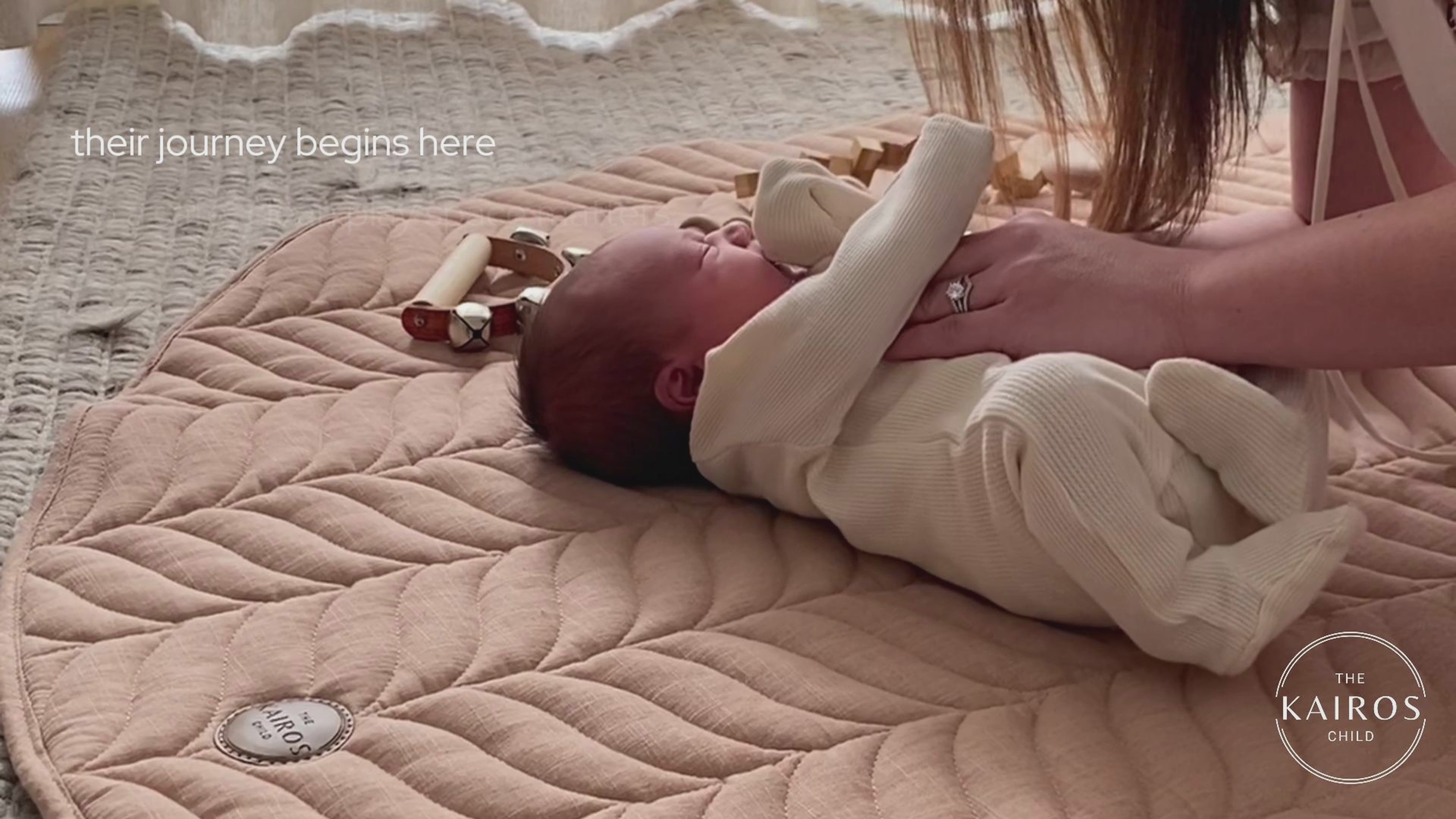 Plush quilted play mats by The Kairos Child, as seen in One Fine Baby and British Vogue